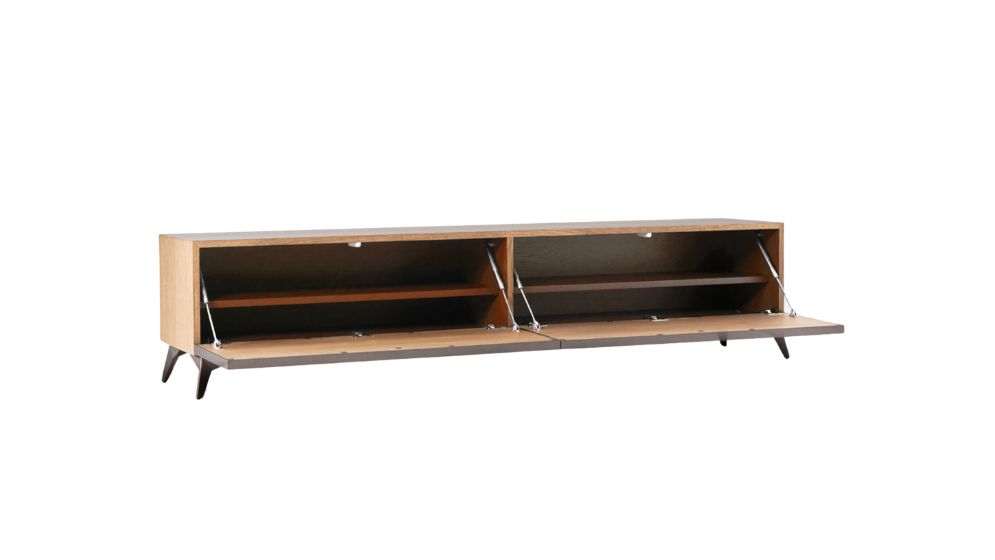 Mobilier de France - Meuble TV 2 portes abattantes